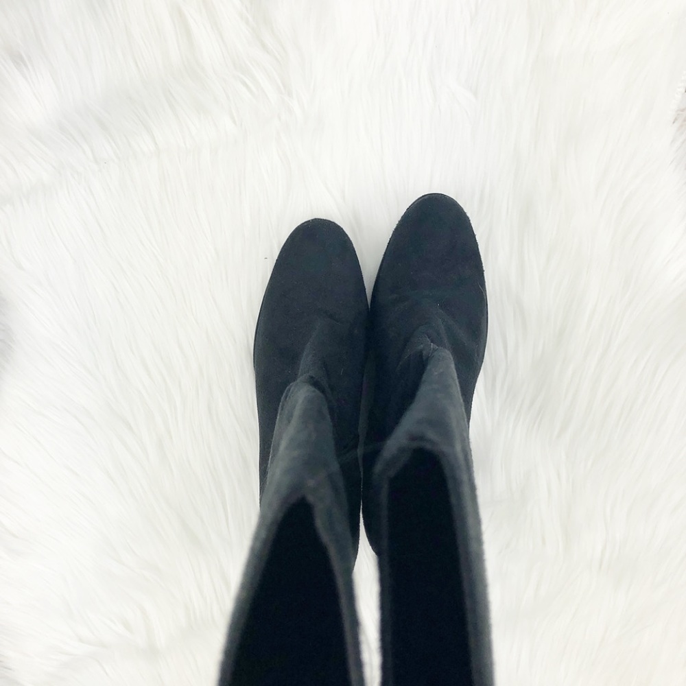Black Suede Boots - Picture 7 of 8